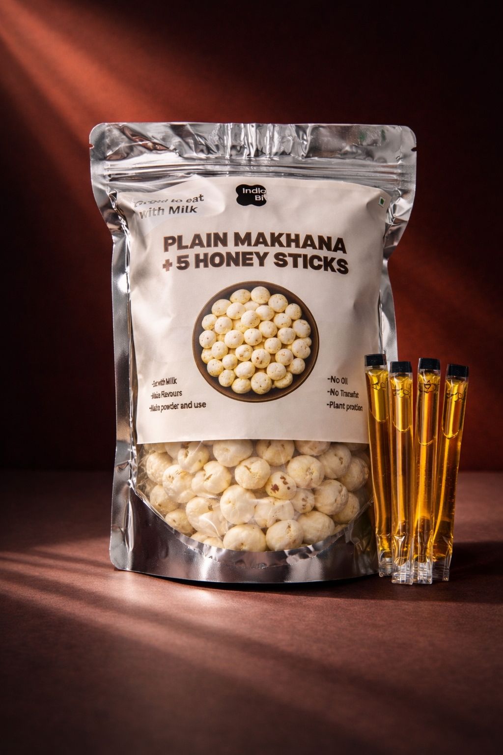 PREMIUM MAKHANA WITH HONEY STICKS 100gm